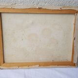 Oil on canvas "daisies pomponettes"