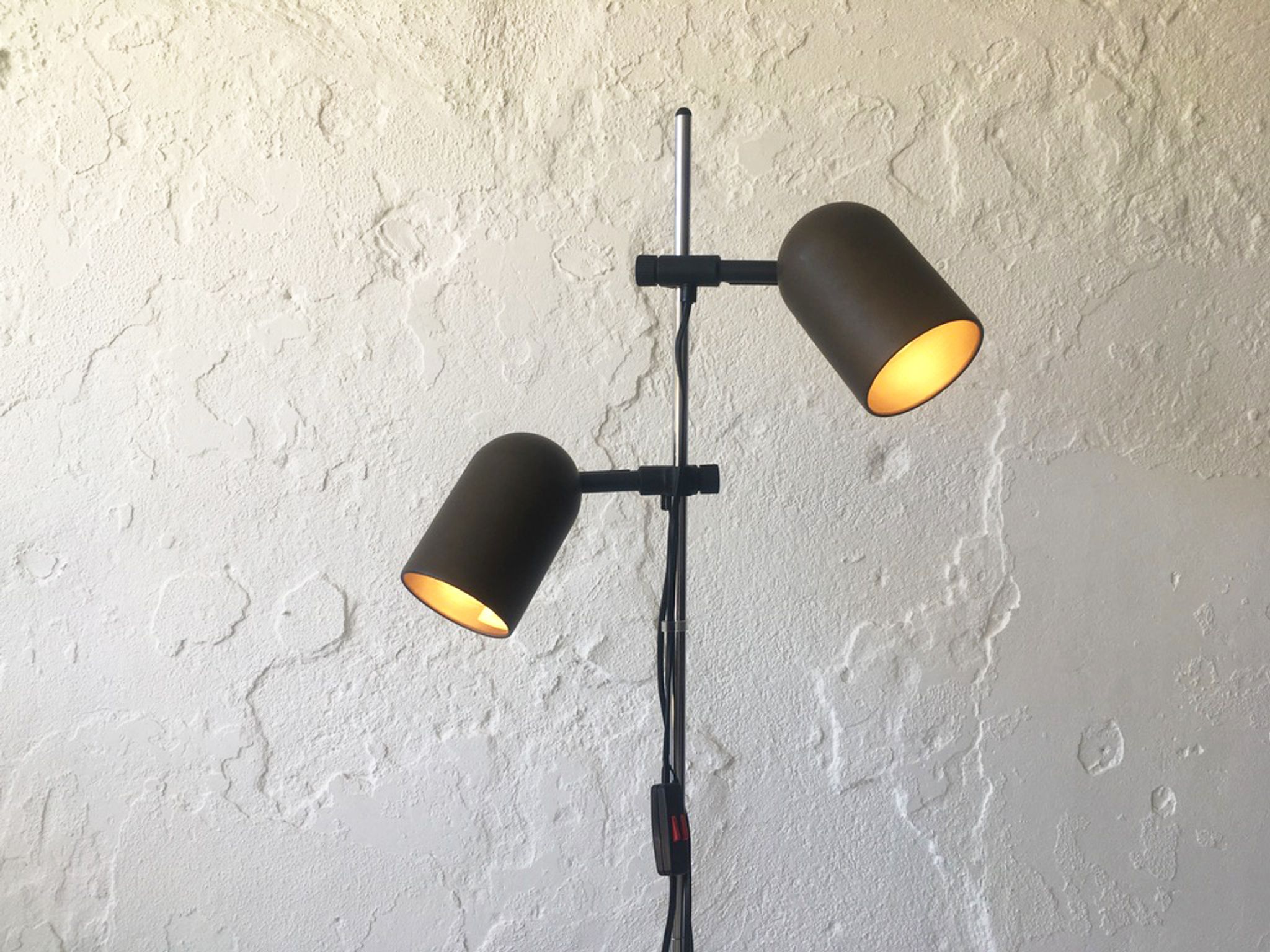 Lampadaire à projecteurs réglables, années 1970