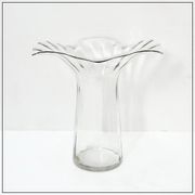 Vase en verre transparent attribué à Peill & Putzler - Vers 1970
