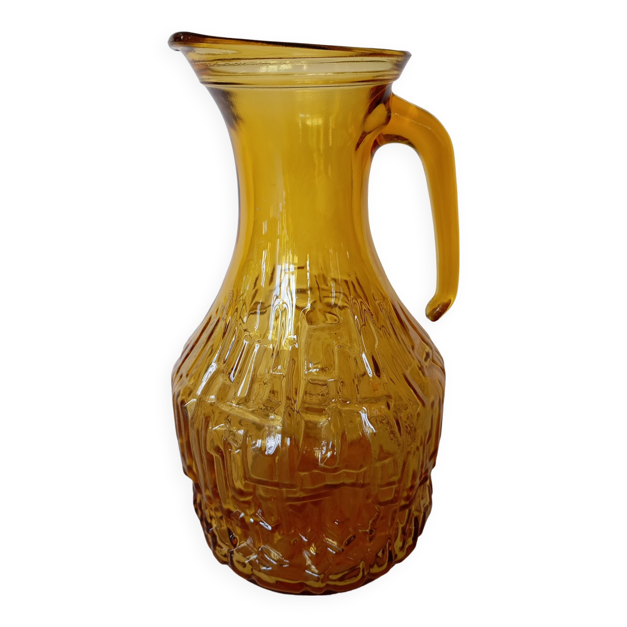Vintage Bormioli Italian glass carafe from the 70s