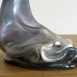 Vase sculpture forme libre moderniste signé Dusterhaus