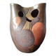 Vintage 1970s art ceramic owl – In the style of Georges Martin