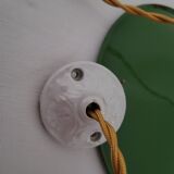 Enamelled sheet metal suspension