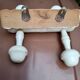 Wooden Turned Coat Rack