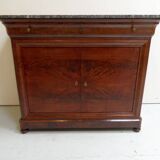 Antique mahogany sideboard with marble top