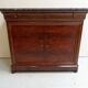 Antique mahogany sideboard with marble top
