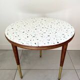 Tripod pedestal table year 1950
