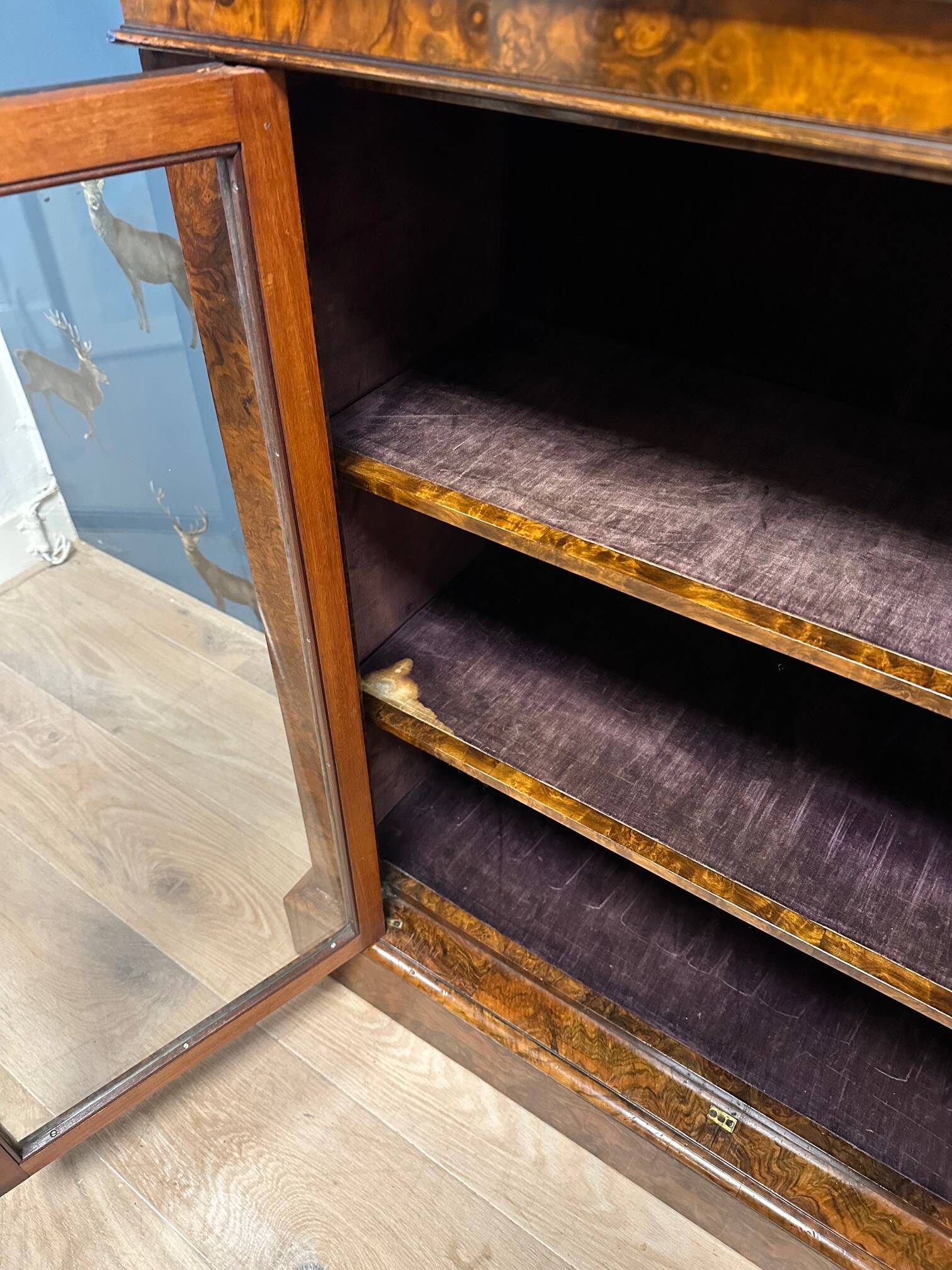 Small antique bookcase