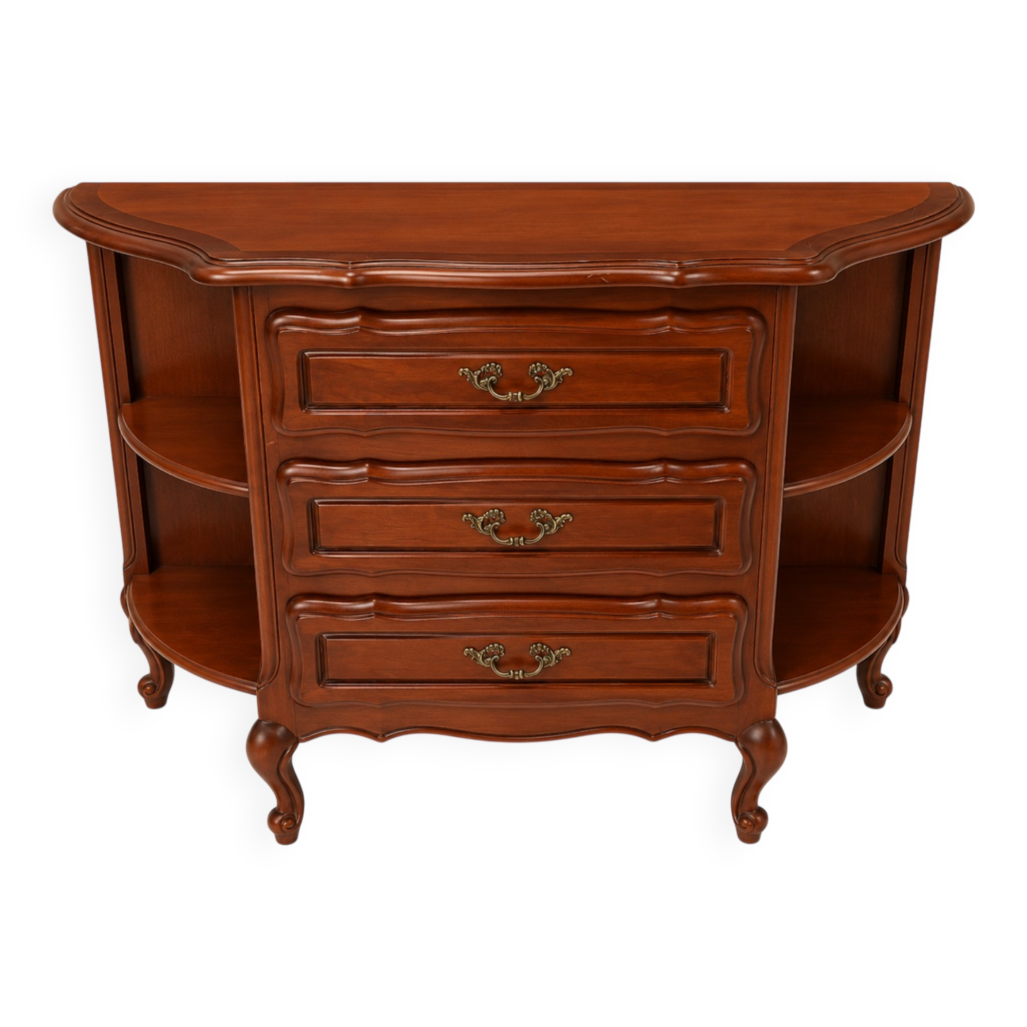 Low furniture in solid cherry wood