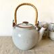 Vintage flowered stoneware tea service