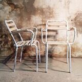 Garden chairs with armrests xavier pouchard