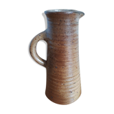Pitcher sandstone vase signed Fontgombault