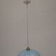Old opaline suspension, blue clichy