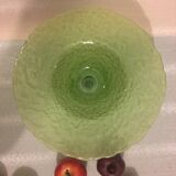 Glass cup and dummy fruit
