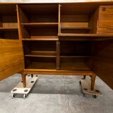 Scandinavian high enfilade 1960 solid teak