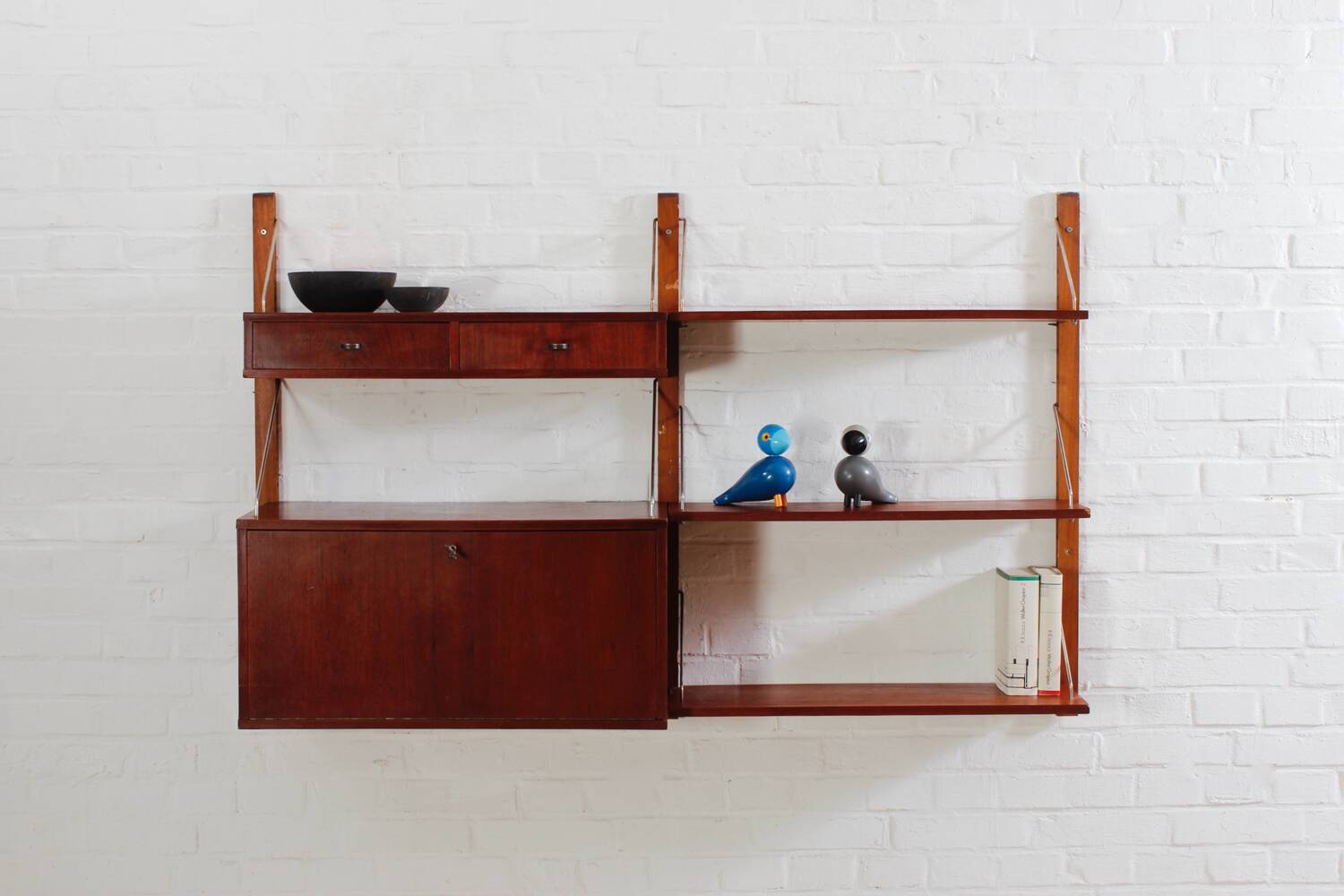 Vintage Teak Regal Danish Design Mid Century 60er 70er