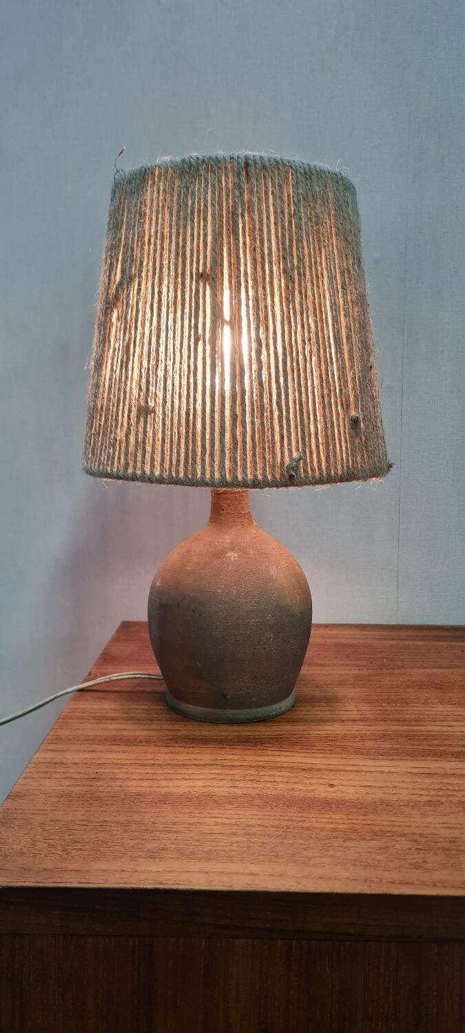Sandstone lamp circa 1950