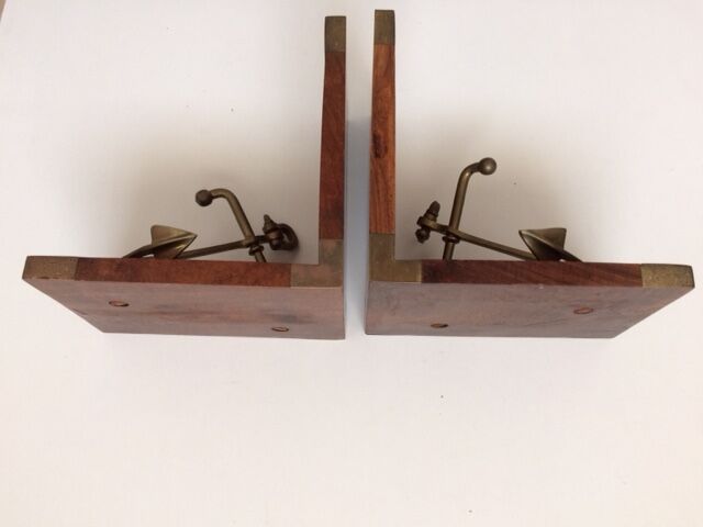 Greenhouse books teak and brass marine anchor