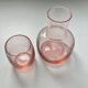 Night carafe pink glass