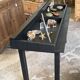 Antique display cabinet on legs