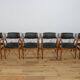Mid century Teak Dining Chairs Model GM11 by Svend Åge Eriksen for Glostrup, 1950s, Set of 6