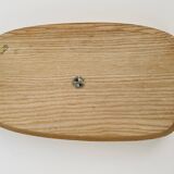 Solid wood bowl/plateau – vintage Scandinavian design – Sweden