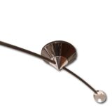 Murano glass and metal ceiling lamp, 1980s