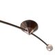 Murano glass and metal ceiling lamp, 1980s