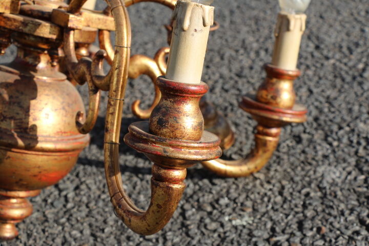 Chandelier 5 branches skated