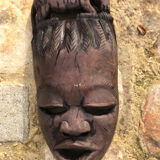 African ebony mask