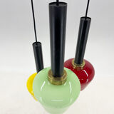 Mid-century Modern Italian Colourful Cascade Pendant Light