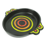 Colorful ceramic bowl side dish snack bowl herbolzheimer ceramic 1960s 70s wgp model no. 245-22