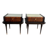 Pair of vintage bedside tables