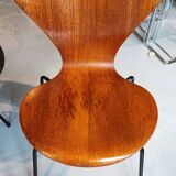 4 chaises Butterfly 3107 Arne Jacobsen 1971