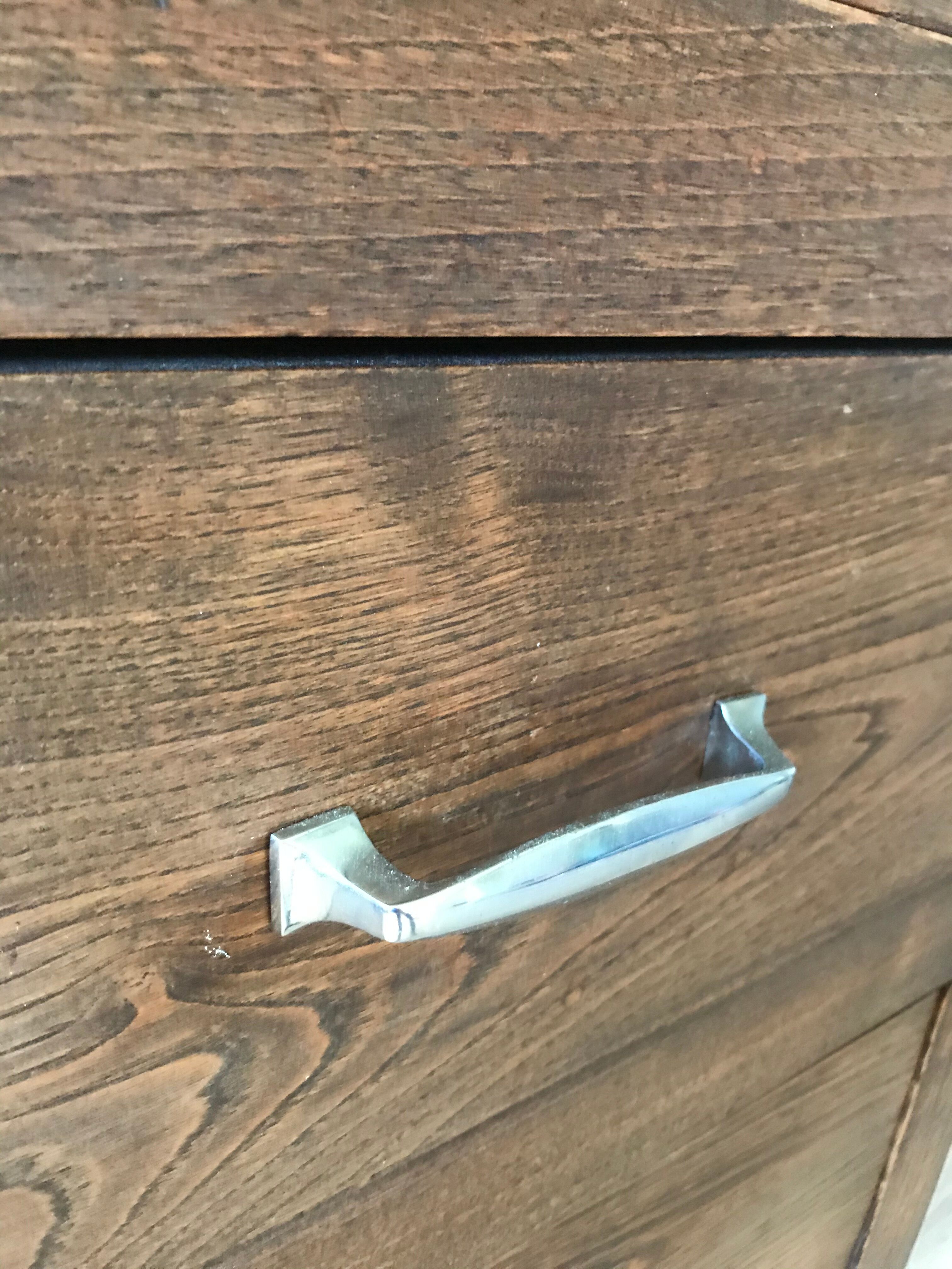 Asymmetrical wardrobe old Art Deco style