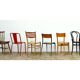 Lot de 6 chaises vintage depareillées