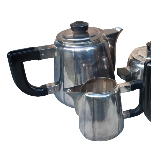 Silver metal tea/coffee set circa 1930 - Art Deco period - Christofle