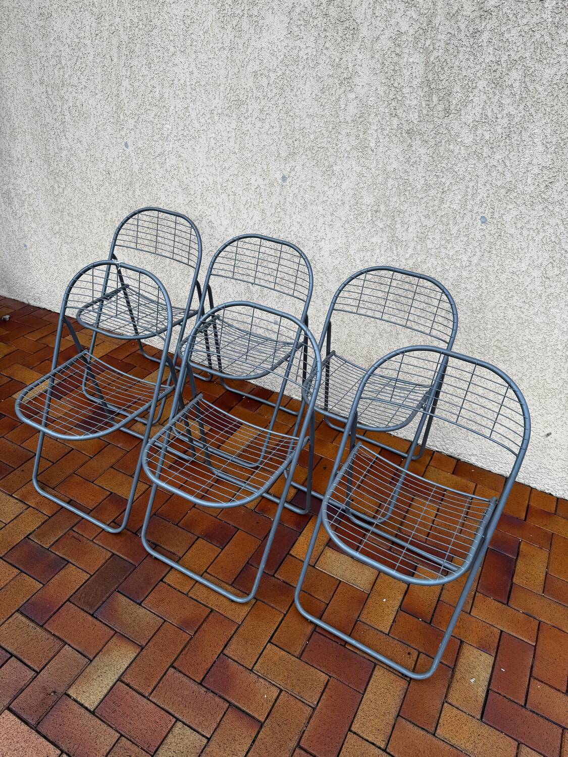 Chaises pliantes vintage Åland par Niels Gammelgaard pour Ikea, set de 6