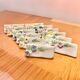 Set of 12 knife holders or porcelain table name holders