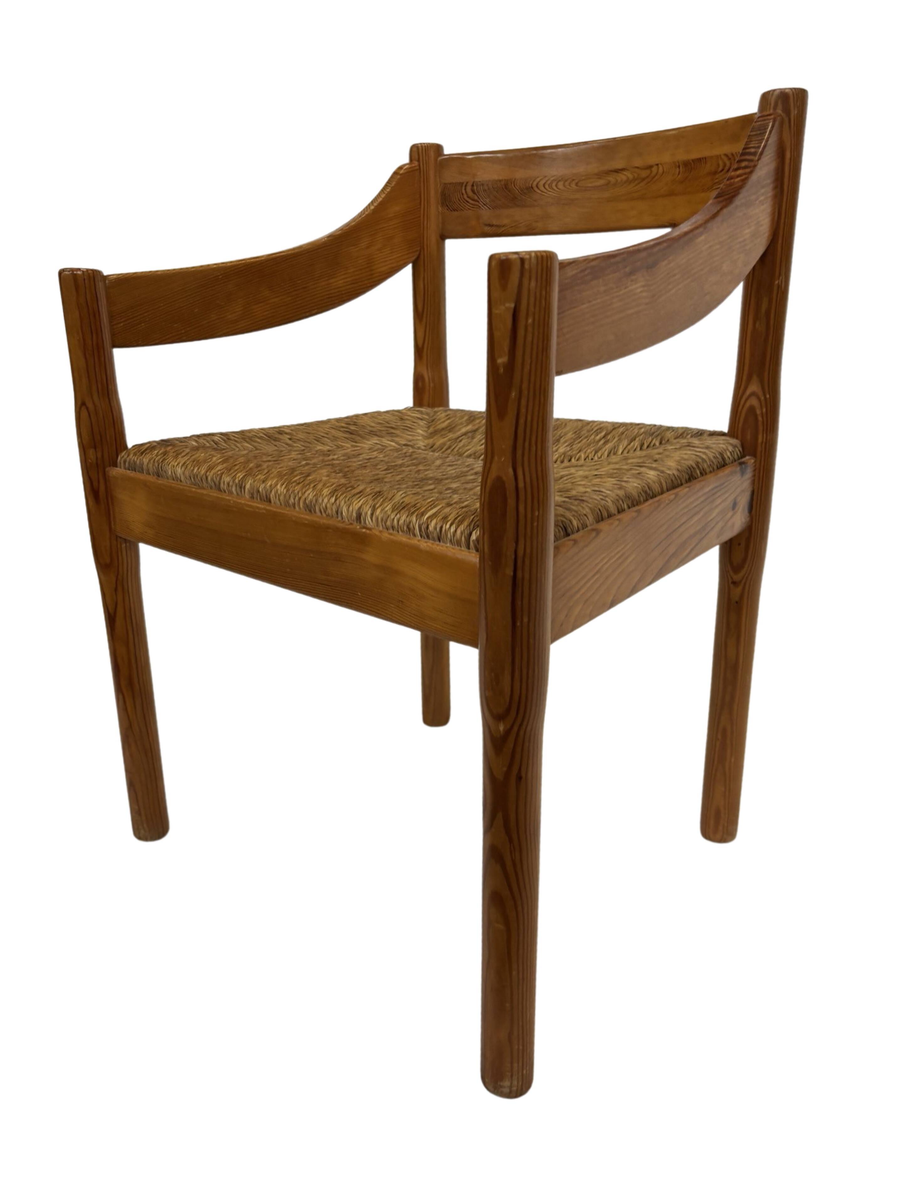 Carimate chair model 892 Vico Magistretti for Cassina