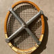 Vintage Adidas Nastase Competition Tennis Racket + Zephyr Press
