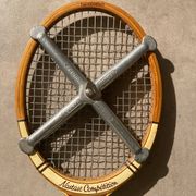 Vintage Adidas Nastase Competition Tennis Racket + Zephyr Press