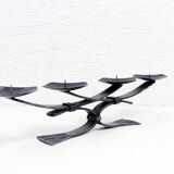 Large vintage candle holder with 4 lights