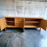 VINTAGE WOOD CHEST / BUFFET / LONG CABINET