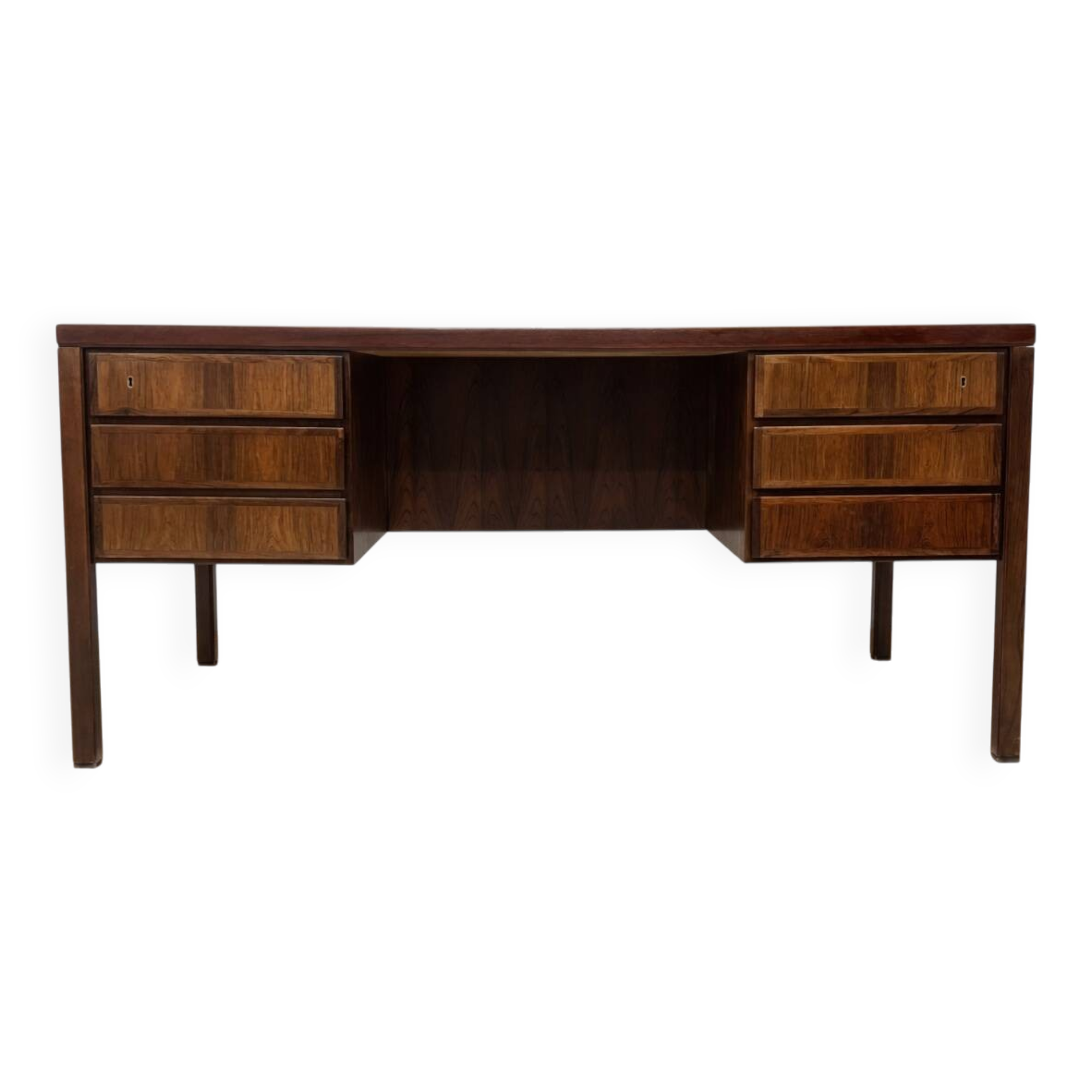 Gunni Omann Model 77 Rosewood Desk, 1960s.