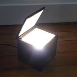 Cuboluce Cini & Nils black cube lamp, EO Opi 70s