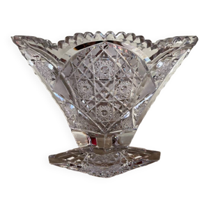 Vase en cristal  taille