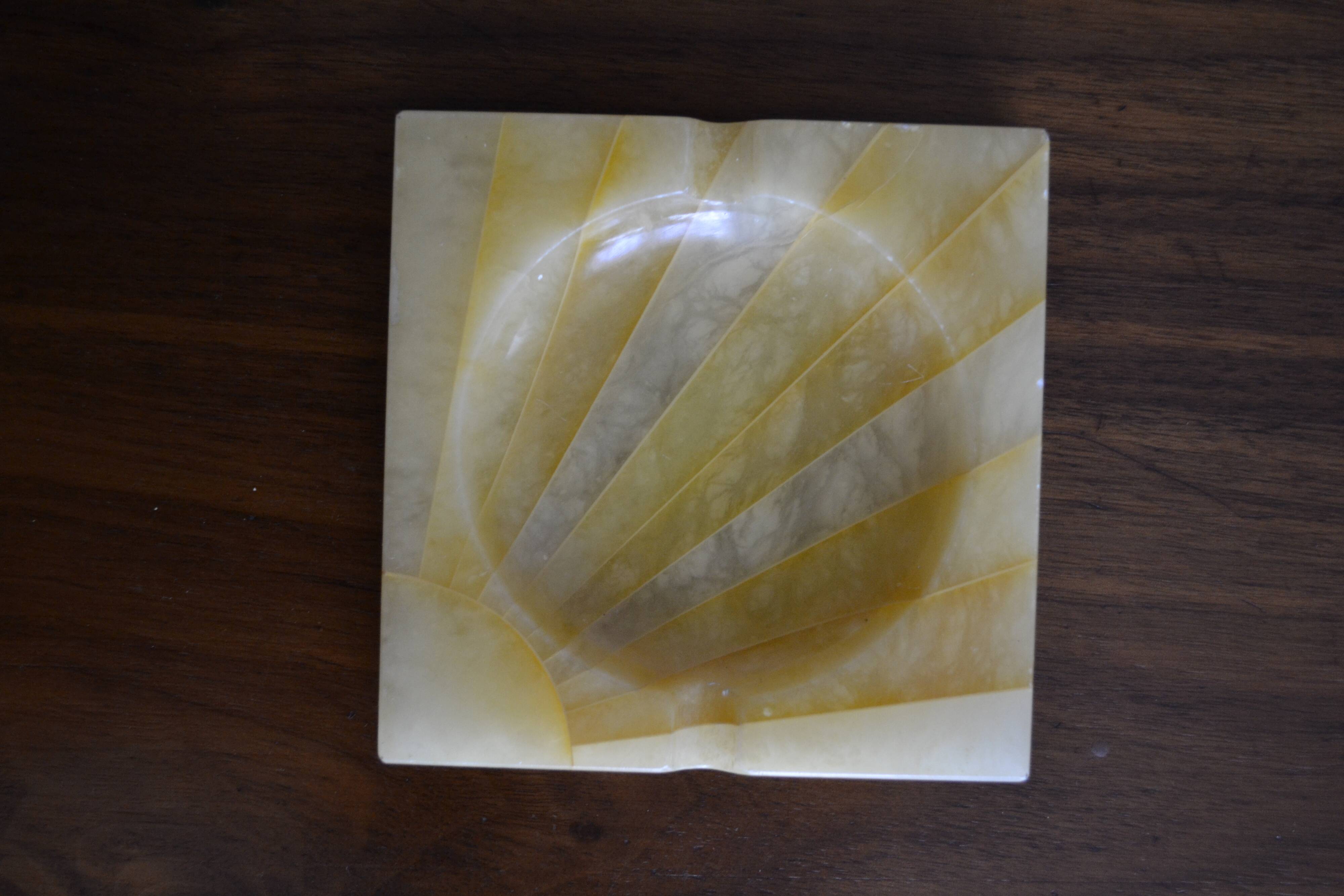 Sunbeam marble ashtray