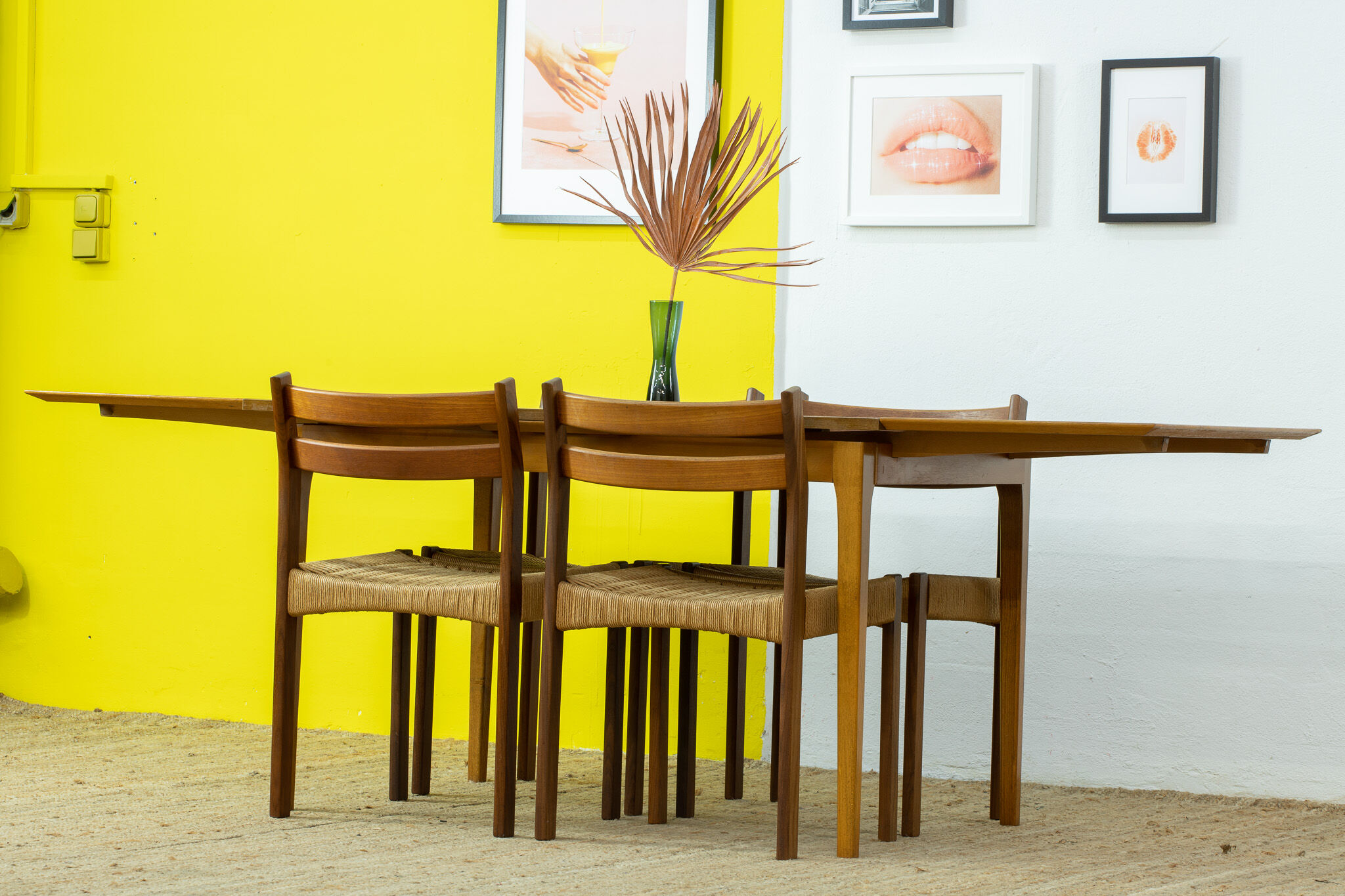 Vintage Scandinavian Table – 125 cm