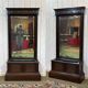 Late 19th century oak wardrobe with its planter
